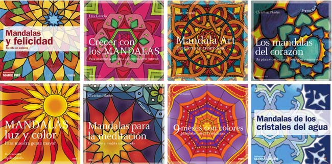 Colección de libros de Mandalas